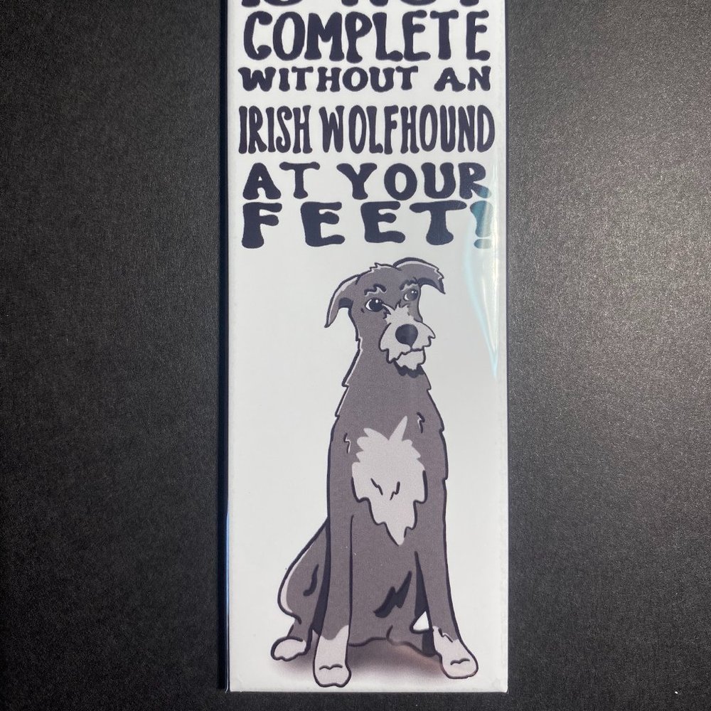 Irish Wolfhound Dog Art Kitchen Magnet Handmade - Picture 2 of 5